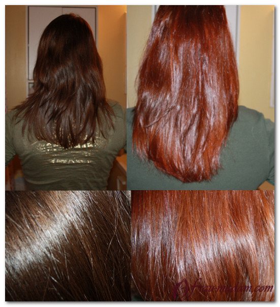 окрашивание волос хной в рыжий цвет