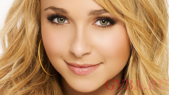 Пример макияжа для зеленоглазых блондинок фото