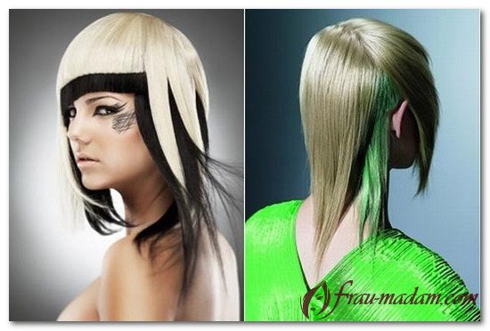 варианты окрашивания волос в два цвета фото