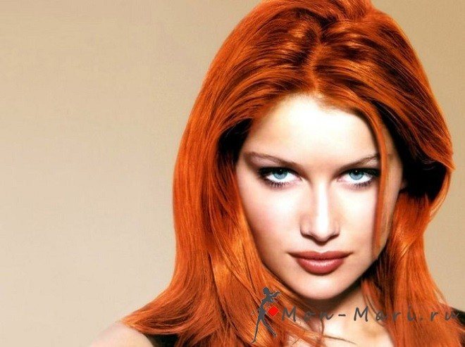 Выбор тона рыжей краски для волос в соответствии с цветотипом внешности